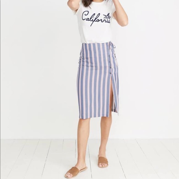 NWOT Marine Layer Layla Wrap Skirt - Picture 4 of 5